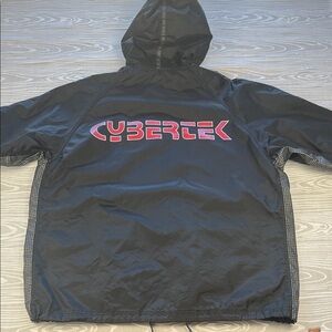 Vintage CYBERTEK CTK 90’s Men’s Size Large Zip-Up Hooded Windbreaker Pre Owned